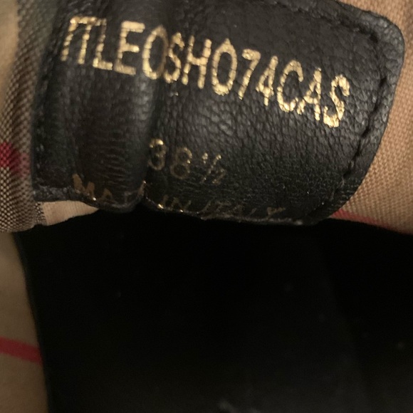 Burberry check Regis sneakers - Picture 7 of 7